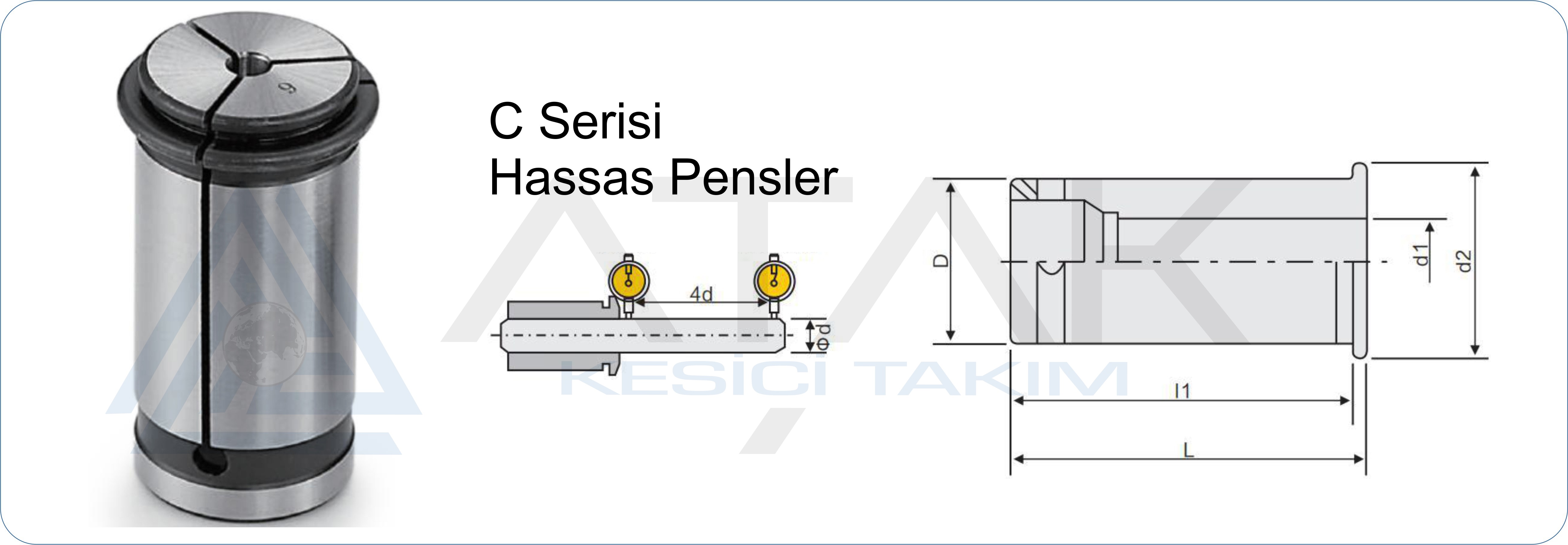 C Serisi Hassas Pensler